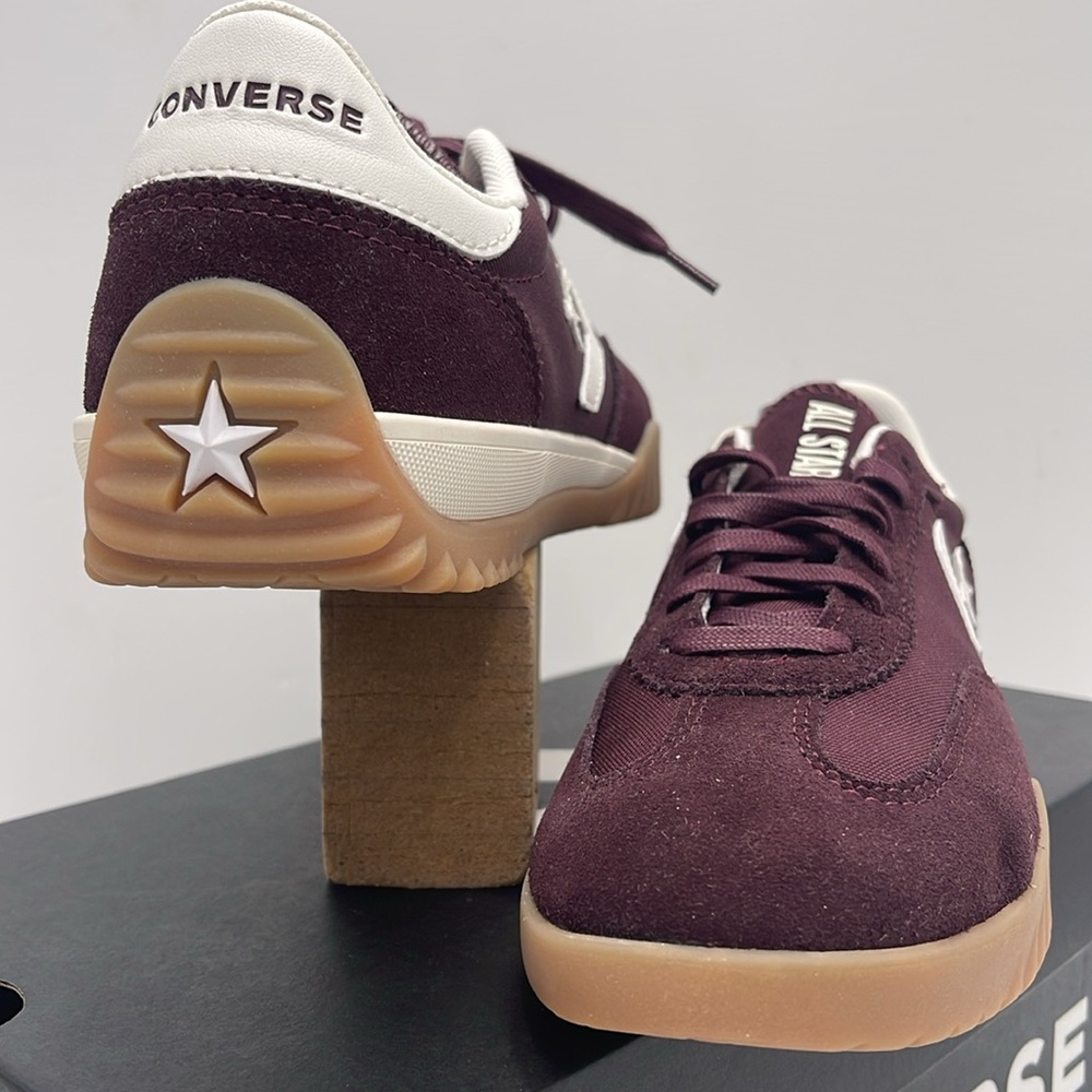 Converse Men’s RUN STAR TRAINER OX BLOODSTONE/EGRET/WHITE A13360C Sneakers - Picture 9 of 16